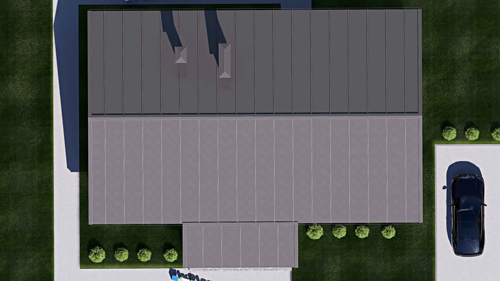 F-17666 - Проект одноэтажного дома 15 на 19, площадью 180 м² с баней и 4 спальнями