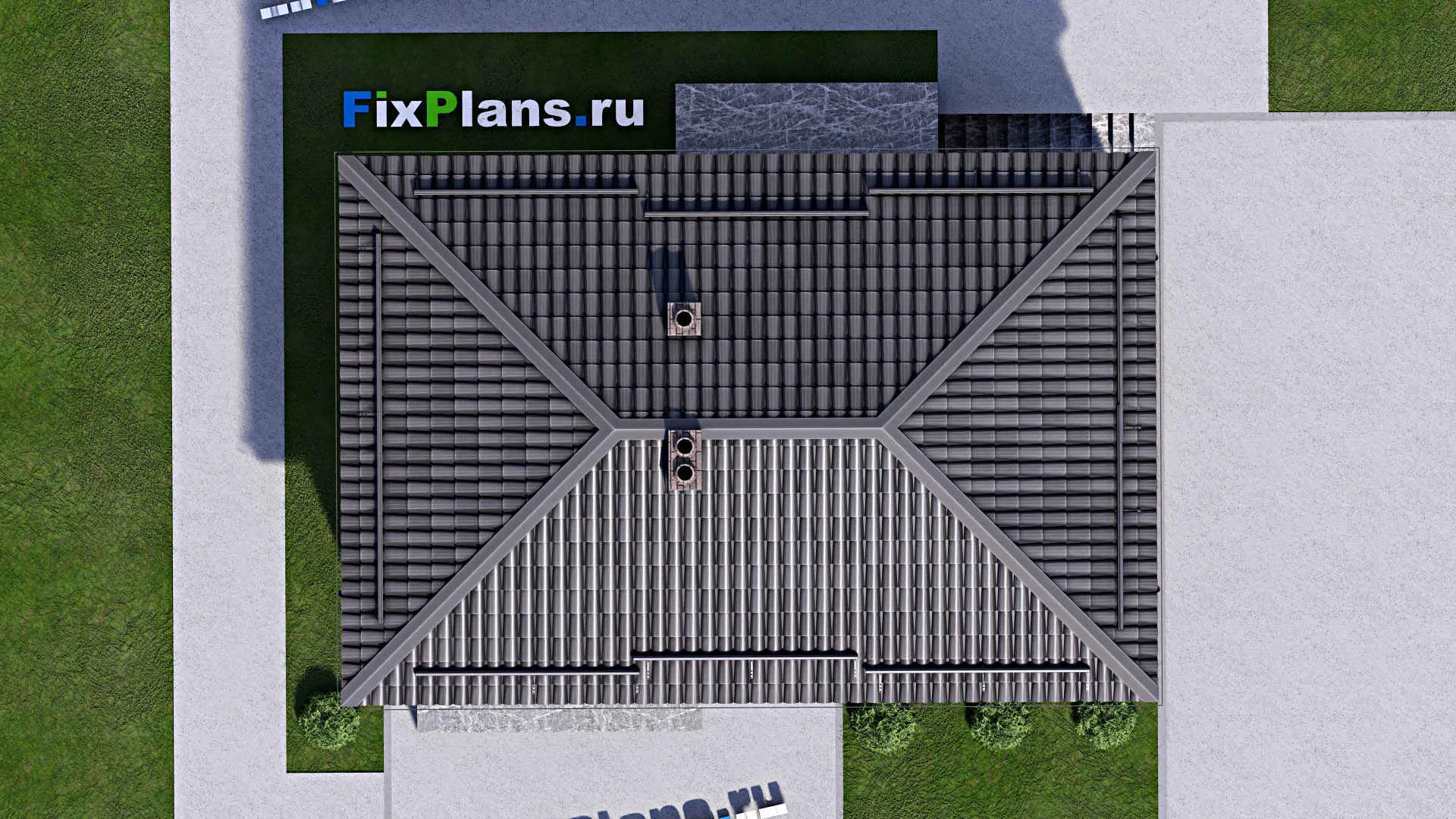 F-14552 - Проект бани 9 на 10, площадью 90 м² с терассой и санузлом