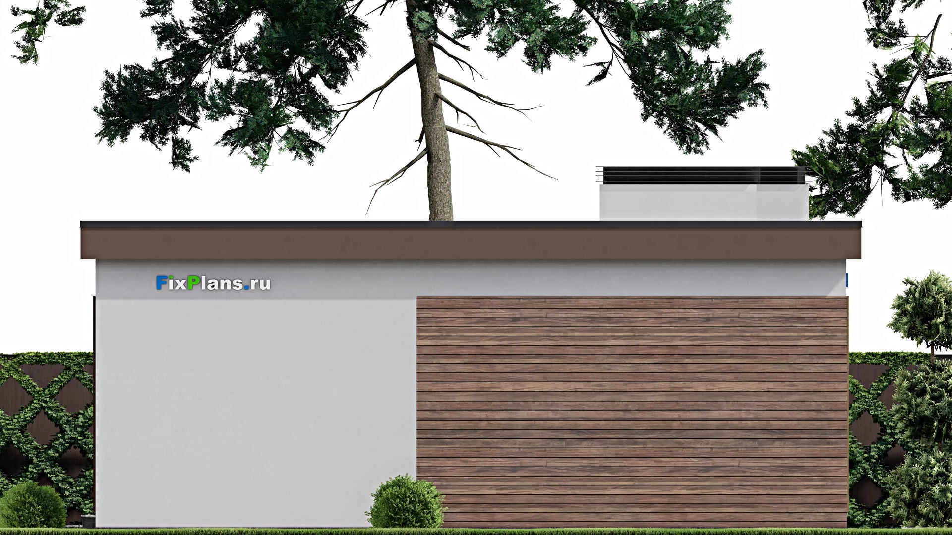 F-8864 - План одноэтажного дома 10 на 22, площадью 180 м² с террасой и 3 спальнями