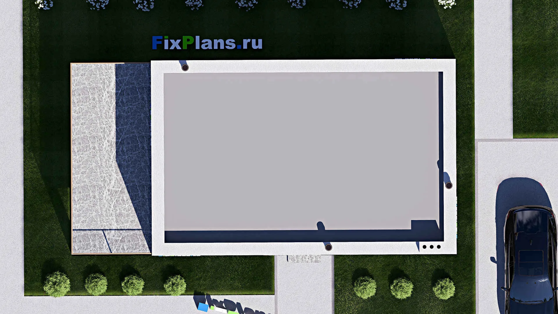 F-18467 - Планы двухэтажного дома 8 на 15, площадью 160 м² с террасой, балконом и 4 спальнями